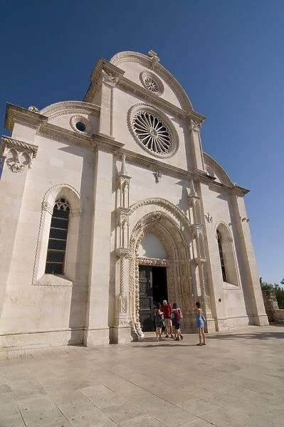 The Cathedral of St. James, UNESCO World Heritage Site, Sibenik, Croatia, Europe