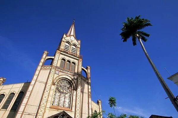 Cathedral of St. Louis in the centre of Fort de France, Martinique, Lesser Antilles