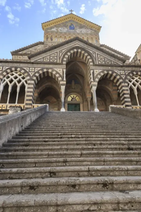 Framed Print : Cathedral and steps with no people, Amalfi, Costiera Amalfitana (Amalfi Coast), UNESCO Framed Print : Cathedral and steps with no people, Amalfi, Costiera Amalfitana (Amalfi Coast), UNESCO