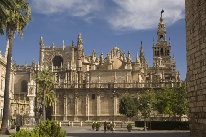 Framed Print : Cathedral, UNESCO World Heritage Site, Seville, Andalucia, Spain, Europe