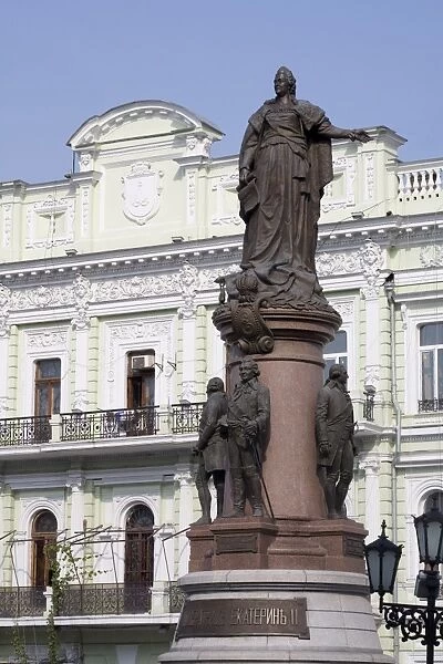 Catherine the Great statue, Odessa, Ukraine, Europe