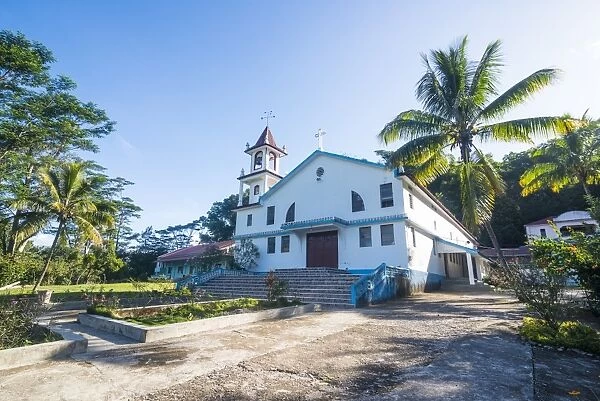 Catholic church, Aileu, East Timor, Southeast Asia, Asia