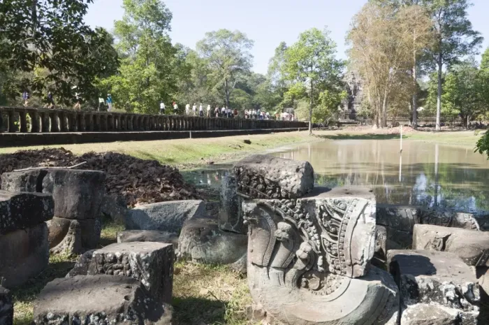 Framed Print : Causeway of Baphuon Temple, Angkor Thom, Angkor, UNESCO World Heritage Site Framed Print : Causeway of Baphuon Temple, Angkor Thom, Angkor, UNESCO World Heritage Site