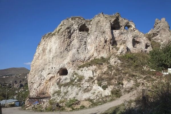 Cave village, Old Goris, Goris, Armenia, Central Asia, Asia