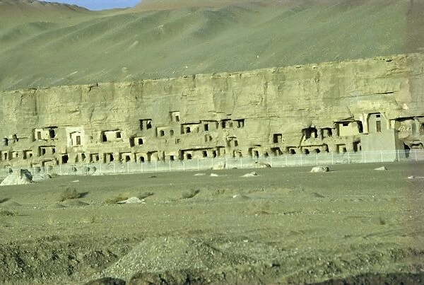 Caves at Dunhuang, UNESCO World Heritage Site, Gansu province, China, Asia