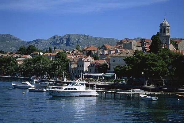 Cavtat Harbour, Dalmatia, Croatia, Europe