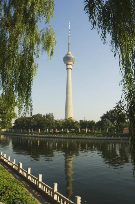 Framed Print : The CCTV Tower, China Central Television is the countrys national public broadcaster Framed Print : The CCTV Tower, China Central Television is the countrys national public broadcaster