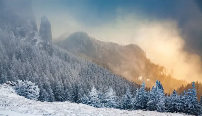 Framed Print : Ceahlau Massif in winter, Eastern Carpathians, Neamt County, Moldavia, Romania, Europe Framed Print : Ceahlau Massif in winter, Eastern Carpathians, Neamt County, Moldavia, Romania, Europe