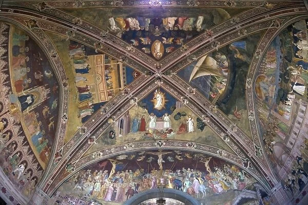 Ceiling frescoes by Andrea di Bonaiuto, Spanish Chapel, Santa Maria Novella