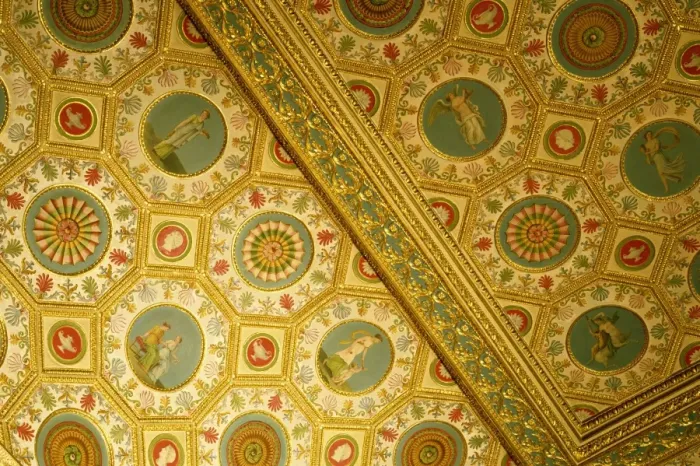 Framed Print : Ceiling, Syon House, Greater London, England, United Kingdom, Europe Framed Print : Ceiling, Syon House, Greater London, England, United Kingdom, Europe