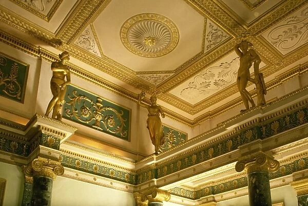 Ceiling, Syon House, Greater London, England, United Kingdom, Europe