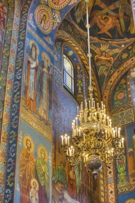 Framed Print : Ceiling and wall frescos, Church on Spilled Blood (Resurrection Church of Our Saviour) Framed Print : Ceiling and wall frescos, Church on Spilled Blood (Resurrection Church of Our Saviour)