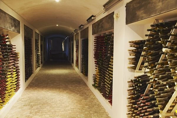 Cellar of vintage wine, Boschendal Wine Estate, Franschhoek, Western Cape