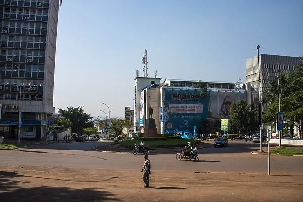 Central business district of Kampala, Uganda, East Africa, Africa