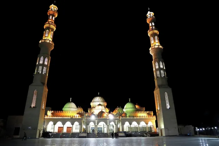 Framed Print : The central mosque at Hurghada, Egypt