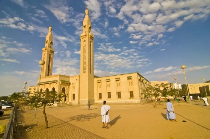 Framed Print : Central mosque in Nouakchott, Mauritania, Africa Framed Print : Central mosque in Nouakchott, Mauritania, Africa