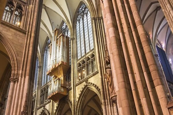 Central Nave, Cologne Cathedral, UNESCO World Heritage Site, Cologne, North Rhine Westphalia, Germany, Europe