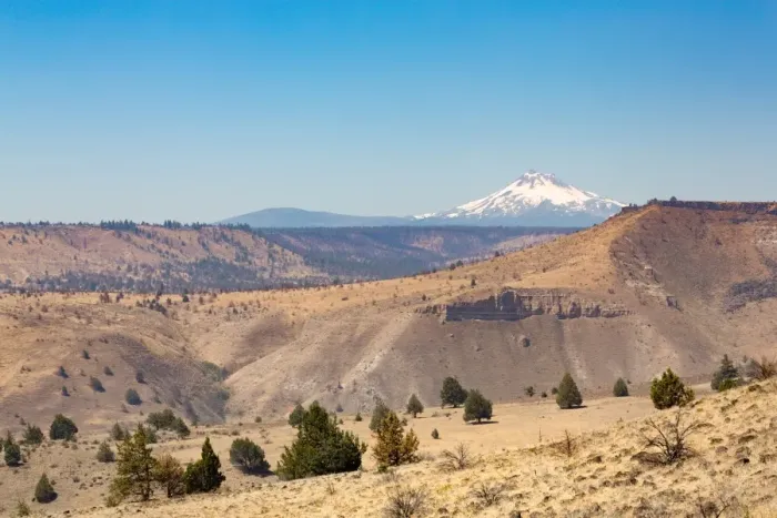 Framed Print : Central Oregons High Desert with Mount Jefferson, part of the Cascade Range, Pacific Framed Print : Central Oregons High Desert with Mount Jefferson, part of the Cascade Range, Pacific