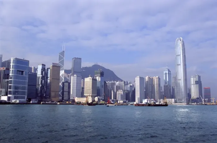 Framed Print : Central skyline, Hong Kong Island, Hong Kong, China, Asia Framed Print : Central skyline, Hong Kong Island, Hong Kong, China, Asia