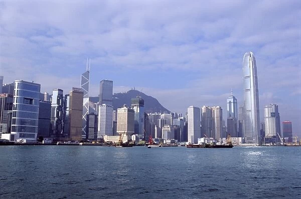 Central skyline, Hong Kong Island, Hong Kong, China, Asia