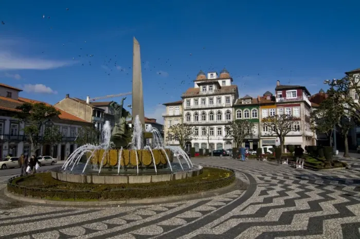 Framed Print : Central square of Guimaraes, UNESCO World Heritage Site, Portugal, Europe Framed Print : Central square of Guimaraes, UNESCO World Heritage Site, Portugal, Europe