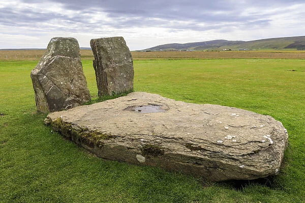 The Central Stones, Stones of Stenness, Neolithic stone circle, 5000 years old, UNESCO
