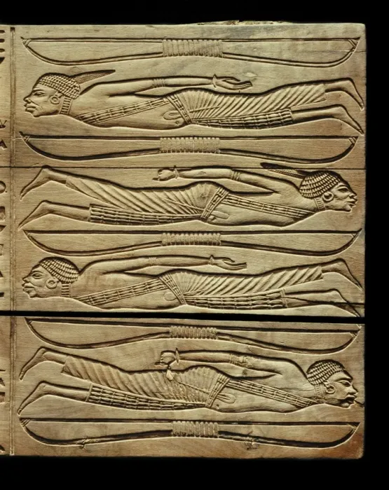 Framed Print : Detail from the ceremonial footstool of the king, showing conquered adversaries Framed Print : Detail from the ceremonial footstool of the king, showing conquered adversaries