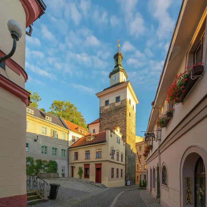 Framed Print : Cerna vez (Black Tower), Loket, Czech Republic (Czechia), Europe Framed Print : Cerna vez (Black Tower), Loket, Czech Republic (Czechia), Europe