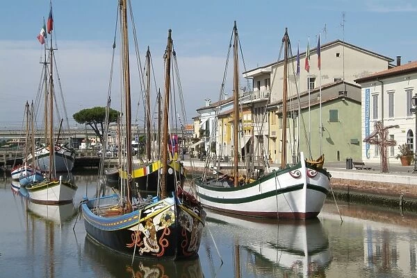 Cesenatico, harbour, Adriatic coast, Emilia-Romagna, Italy, Europe