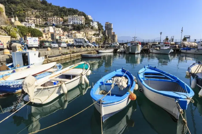 Framed Print : Cetara, picturesque and unpretentious fishing village, Amalfi Coast, UNESCO World Heritage Site Framed Print : Cetara, picturesque and unpretentious fishing village, Amalfi Coast, UNESCO World Heritage Site