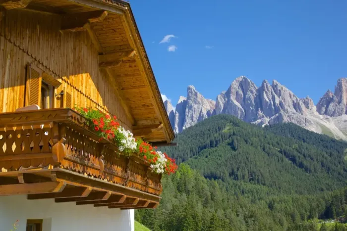 Framed Print : Chalet, Val di Funes, Bolzano Province, Trentino-Alto Adige / South Tyrol, Italian Dolomites, Italy, Europe Framed Print : Chalet, Val di Funes, Bolzano Province, Trentino-Alto Adige / South Tyrol, Italian Dolomites, Italy, Europe