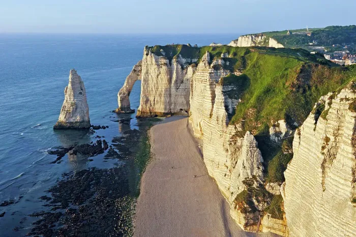 Framed Print : Chalk cliffs with arch and l'Aiguille (the Needle), Etretat, Seine-Maritime department, Normandy region, France, Europe Framed Print : Chalk cliffs with arch and l'Aiguille (the Needle), Etretat, Seine-Maritime department, Normandy region, France, Europe