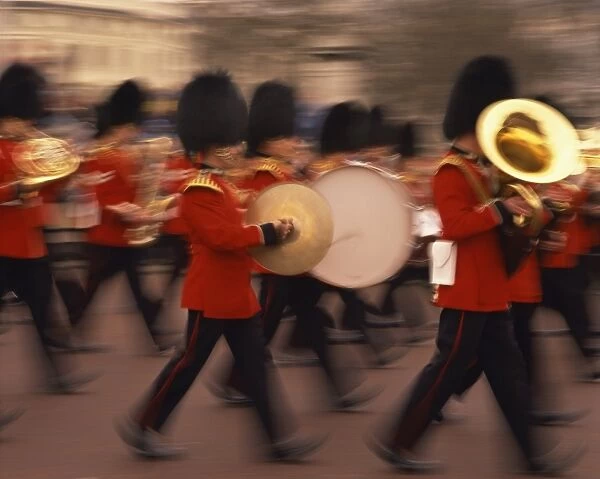 Changing the Guard at Buckingham Palace, London, England, United Kingdom, Europe