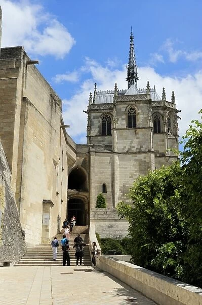 Chapel, Chateau d Amboise, Amboise, UNESCO World Heritage Site, Indre-et-Loire, Loire Valley, Centre, France, Europe