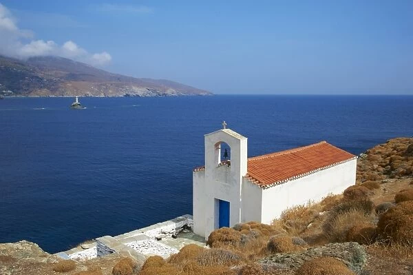 Chapel, Hora, Andros Island, Cyclades, Greek Islands, Greece, Europe
