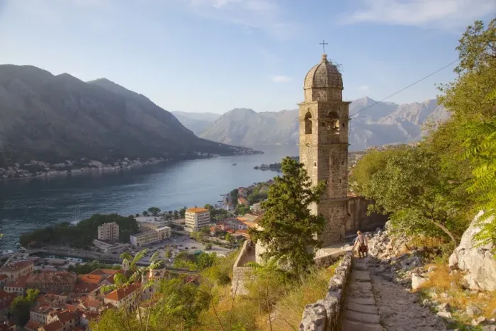 Framed Print : Chapel of Our Lady of Salvation and view over Old Town, Kotor, UNESCO World Heritage Site, Montenegro, Europe Framed Print : Chapel of Our Lady of Salvation and view over Old Town, Kotor, UNESCO World Heritage Site, Montenegro, Europe