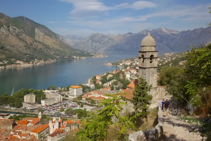 Framed Print : Chapel of Our Lady of Salvation and view over Old Town, Kotor, UNESCO World Heritage Site, Montenegro, Europe Framed Print : Chapel of Our Lady of Salvation and view over Old Town, Kotor, UNESCO World Heritage Site, Montenegro, Europe