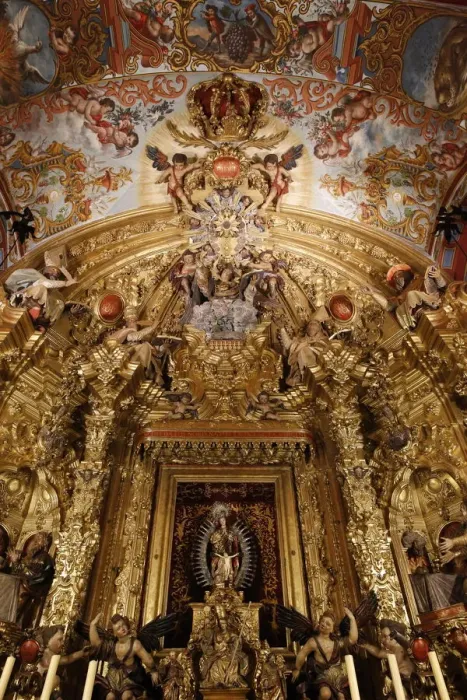 Framed Print : Detail of a side chapel of Nuestra Senora de la O church, Sanlucar de Barrameda Framed Print : Detail of a side chapel of Nuestra Senora de la O church, Sanlucar de Barrameda