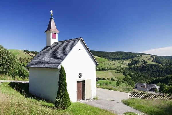 Chapel, Schauinsland Mountain, Black Forest, Baden Wurttemberg, Germany, Europe