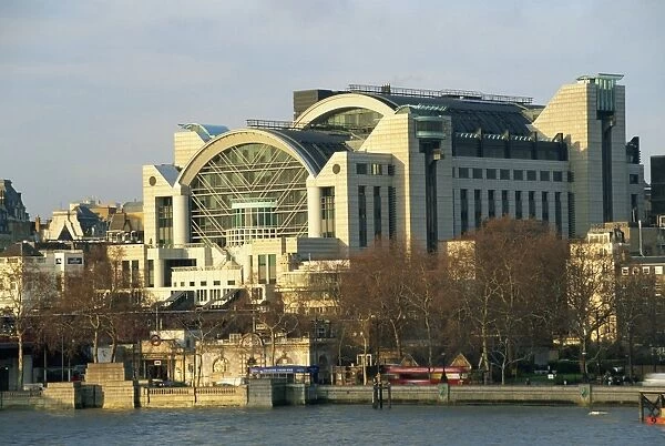 Charing Cross Station from Waterloo Bridge, London, England, United Kingdom, Europe