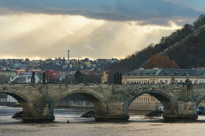 Framed Print : Charles Bridge against dramatic sky, UNESCO World Heritage Site, Prague, Bohemia, Czech Republic (Czechia), Europe Framed Print : Charles Bridge against dramatic sky, UNESCO World Heritage Site, Prague, Bohemia, Czech Republic (Czechia), Europe