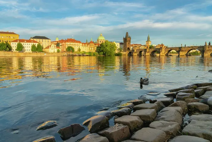 Framed Print : Charles Bridge at sunset, UNESCO World Heritage Site, Prague, Bohemia, Czech Republic (Czechia), Europe Framed Print : Charles Bridge at sunset, UNESCO World Heritage Site, Prague, Bohemia, Czech Republic (Czechia), Europe