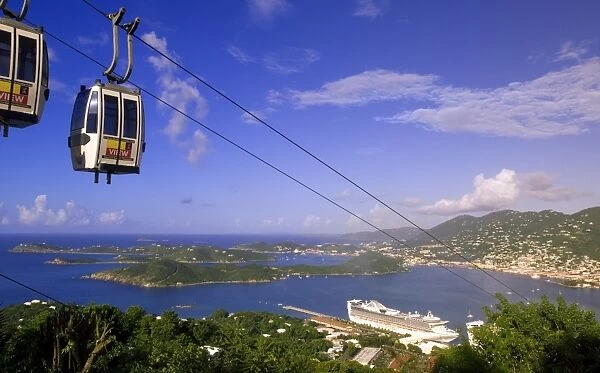 Charlotte Amalie (Tramway), capital of United States Virgin Islands, West Indies