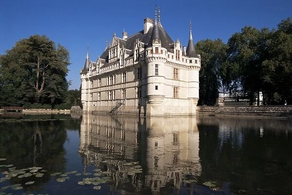Chateau Azay le Rideau, UNESCO World Heritage Site, Indre-et-Loire, Loire Valley