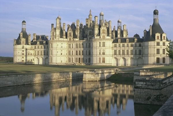 Chateau de Chambord, UNESCO World Heritage Site, Centre, France, Europe
