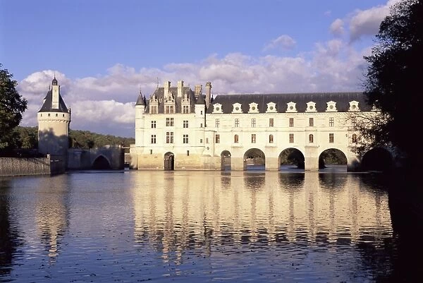 Chateau of Chenonceau, Indre et Loire, Pays de Loire, Loire Valley, France, Europe