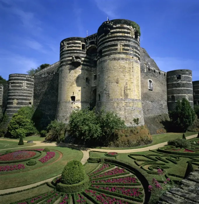 Framed Print : Chateau d Angers, Angers, Loire Valley, Pays-de-la-Loire, France, Europe
