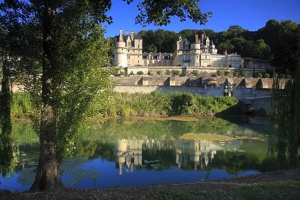 Chateau d Usse on the Indre River, Rigne-Usse, Indre et Loire, Loire Valley