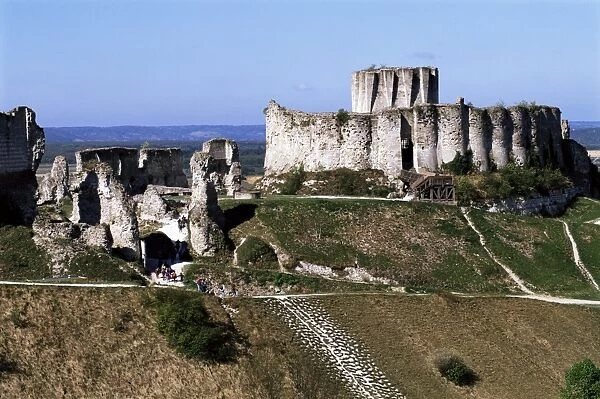 Chateau Gaillard, Les Andelys, Haute Normandie (Normandy), France, Europe