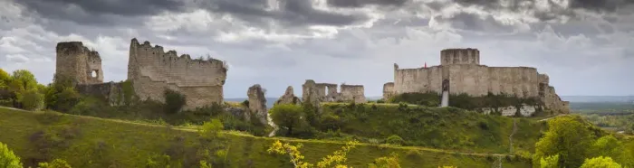 Framed Print : Chateau Gaillard panorama, Les Andelys, Eure, Normandy, France, Europe Framed Print : Chateau Gaillard panorama, Les Andelys, Eure, Normandy, France, Europe